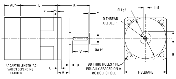 湯姆森 Thomson 減速機 VT018-004-0-RM180-121，VT018-004-0-RM180-114